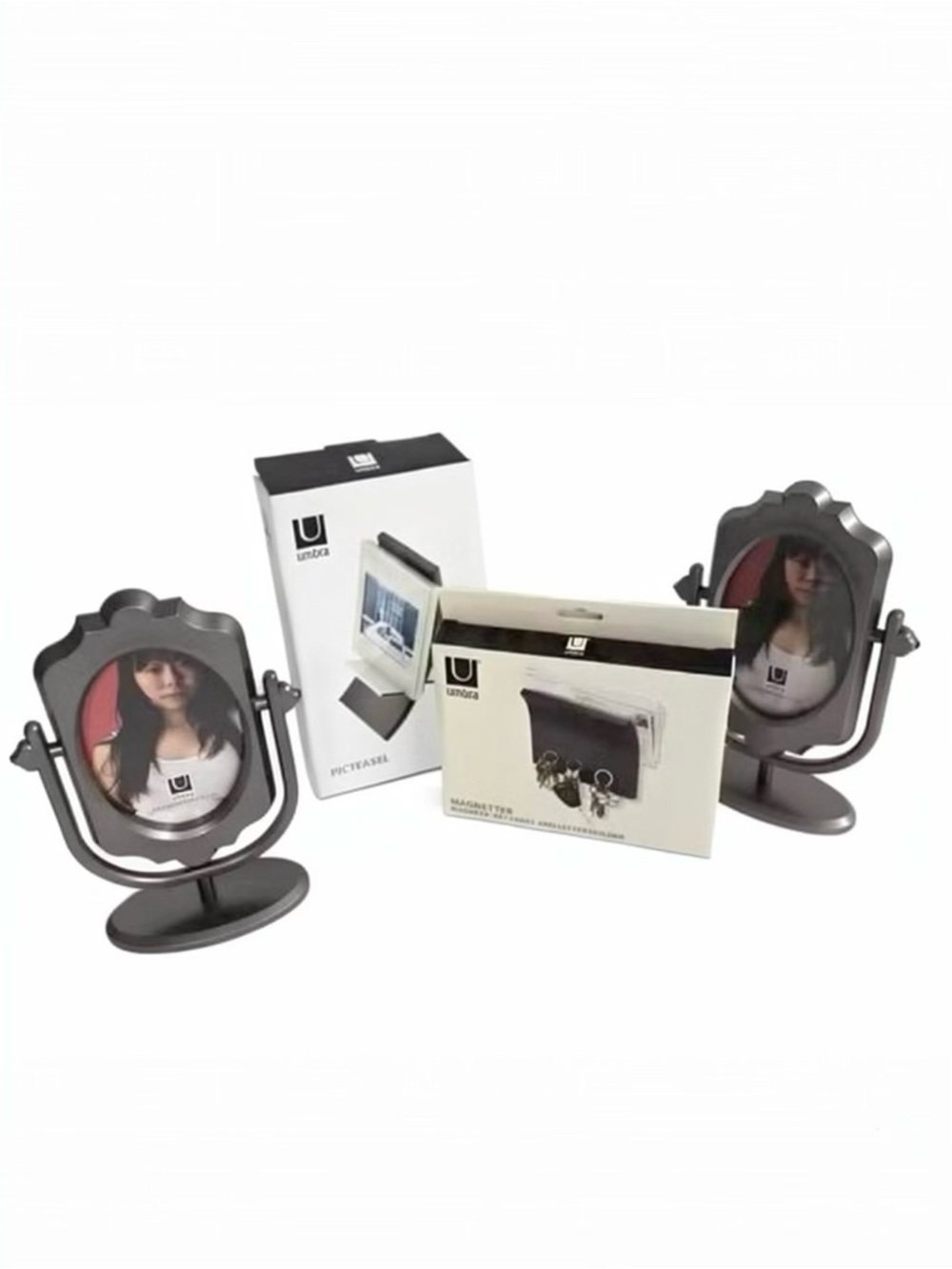 Umbra Bundle Lot of Picture Frames Magnet Key Mail Holder